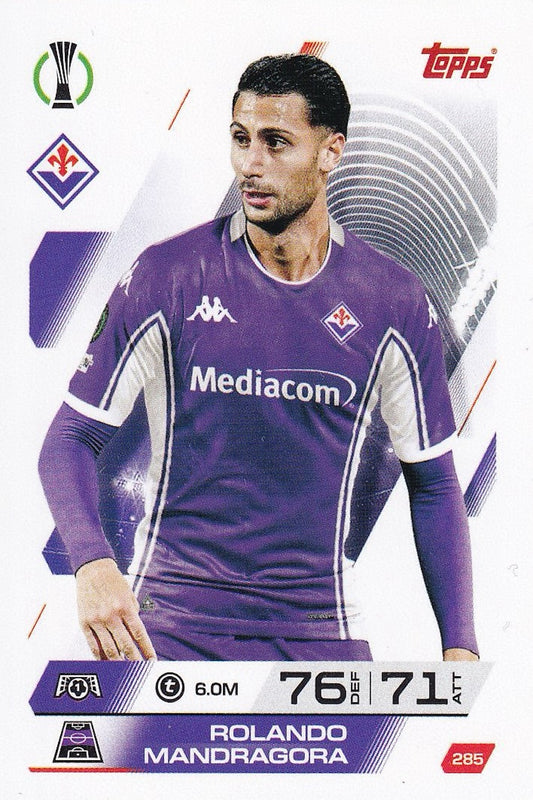 Rolando Mandragora Base Card #285 - Topps Match Attax 25/26 (2025/2026) Fiorentina