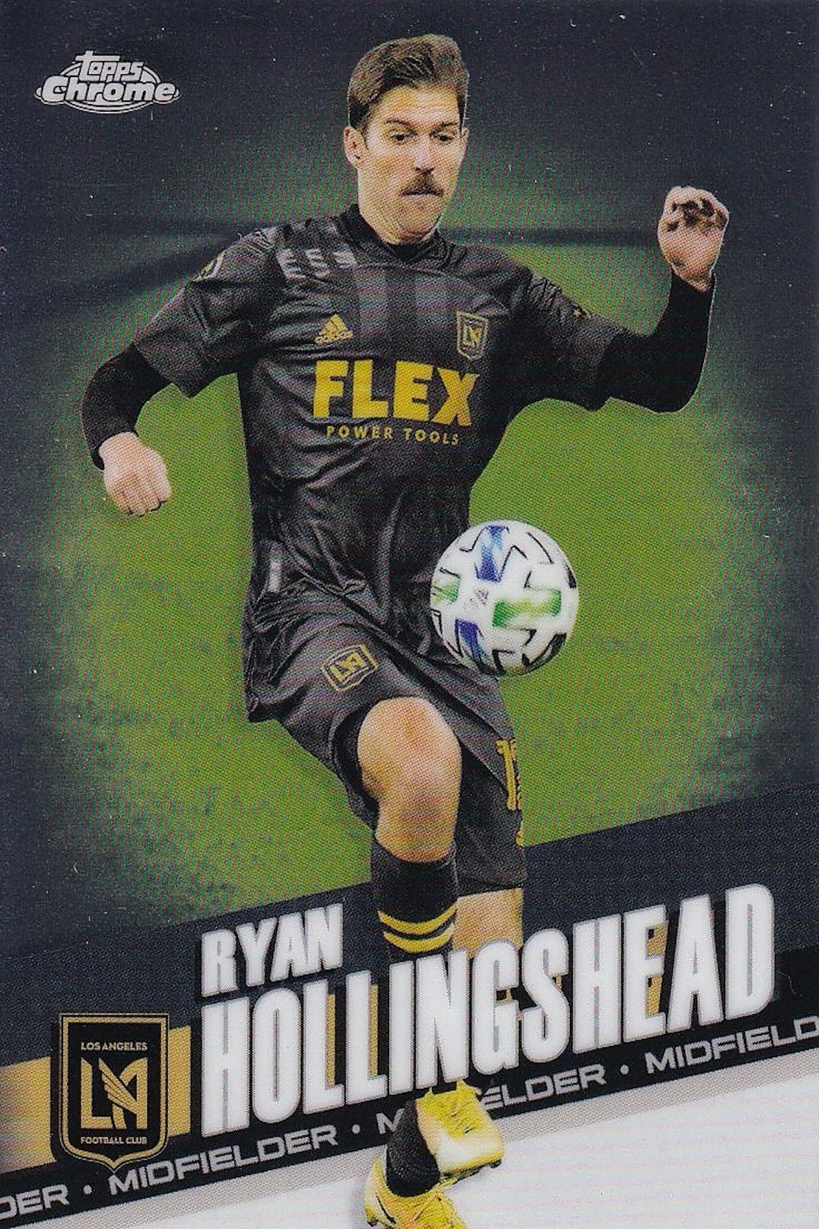 Ryan Hollingshead Base Card #30 Topps Chrome 2022 MLS - Los Angeles FC