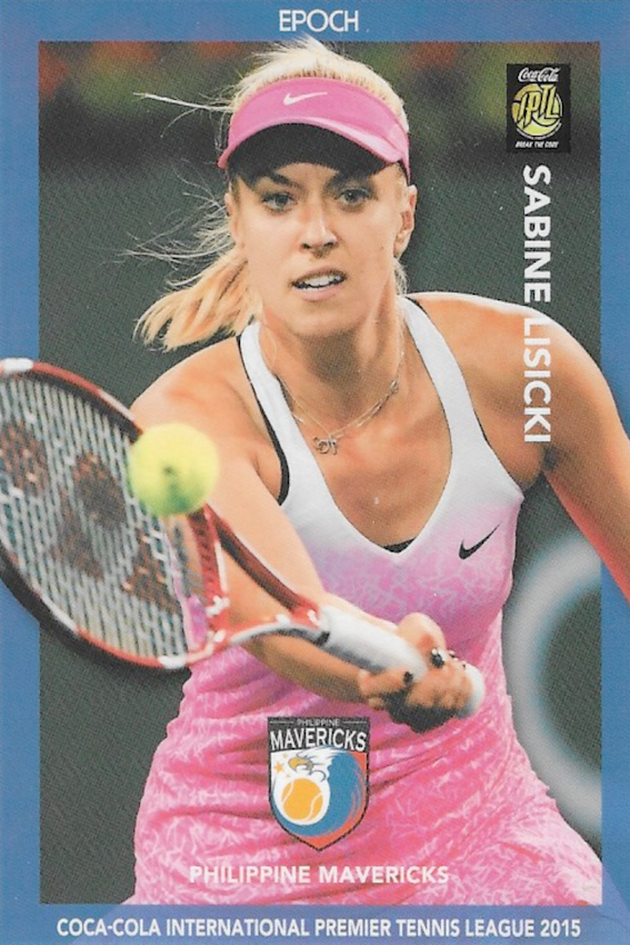 Sabine Lisicki Trading Card No 18 - 2015 Epoch International Premier Tennis League