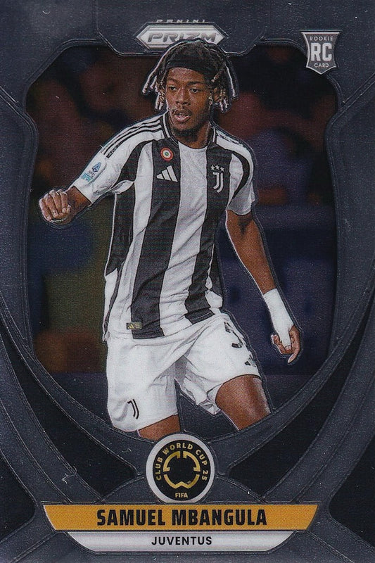 Samuel Mbangula Base Rookie (RC) Card #124 - Panini Prizm FIFA Club World Cup 25 (2025) - Juventus