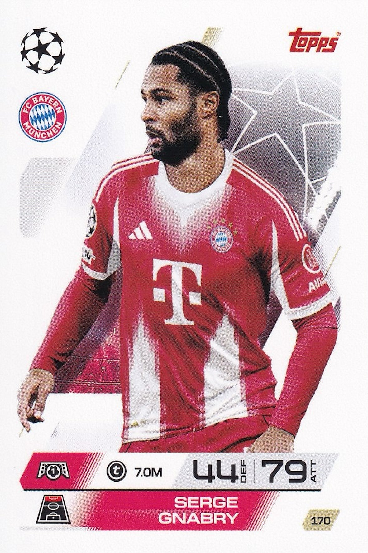 Serge Gnabry Base Card #170 - Topps Match Attax 25/26 (2025/2026) Bayern Munich