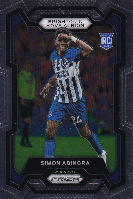 Simon Adingra Rookie Card #98 - Panini Prizm Premier League 23-24 (Brighton & Hove Albion) 2023-2024