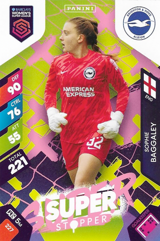 Sophie Baggaley Super Stopper Card #227 - Panini Adrenalyn XL 2025 Women's Super League (WSL)