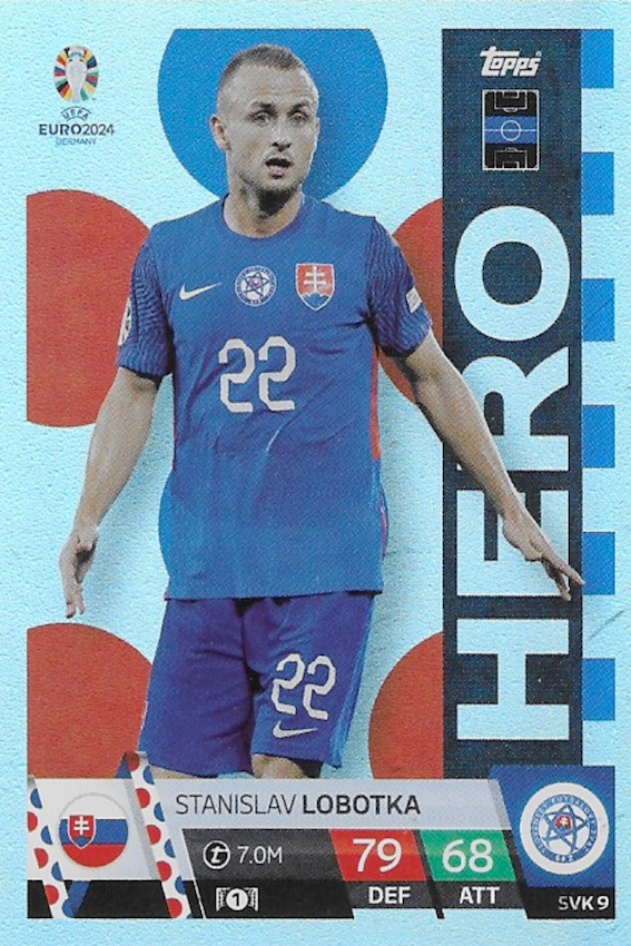 Stanislav Lobotka HERO Card #SVK9 - Topps Match Attax EURO 2024