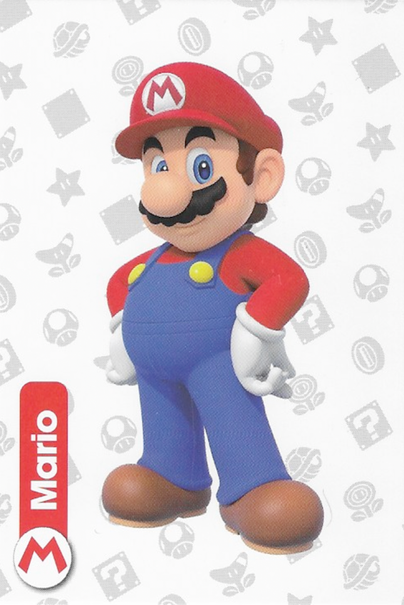 Super Mario Base Trading Card Number 1 by Panini