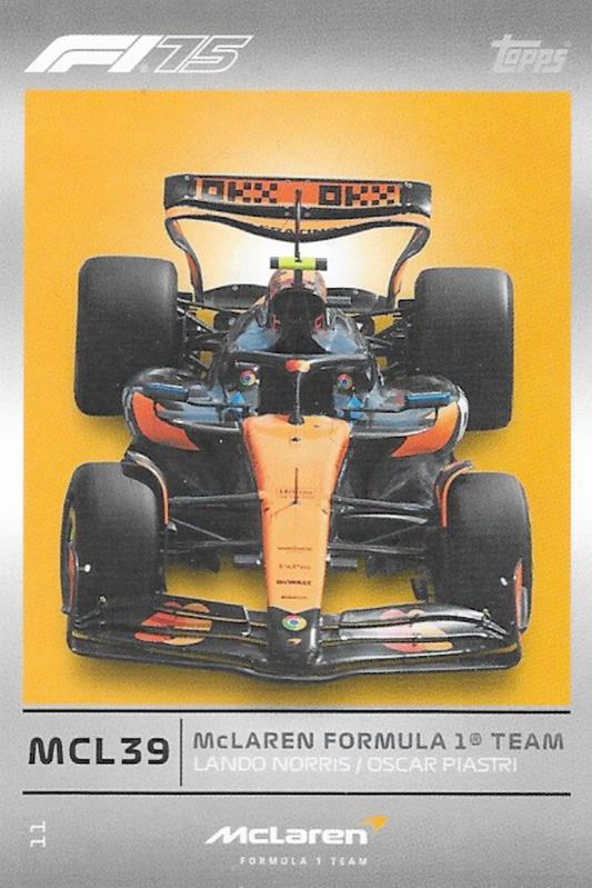Team Car McLaren F1 Team Card #11 - Topps F1 Turbo Attax 2025 (FORMULA ONE)