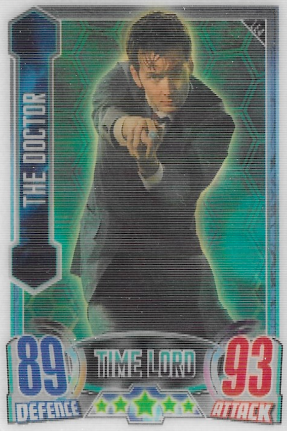 The Doctor LE4 Limited Edition Card - Topps Doctor Who Alien Attax