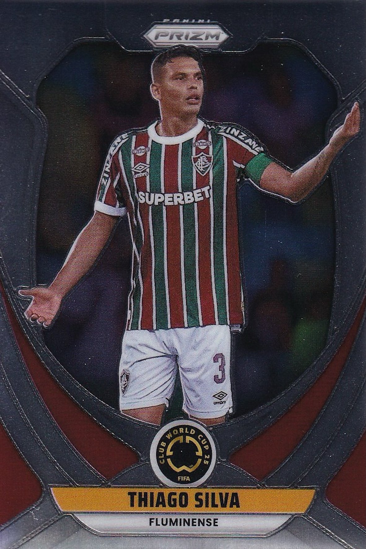 Thiago Silva Base Card #117 - Panini Prizm FIFA Club World Cup 25 (2025) Fluminense FC