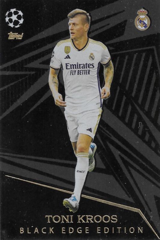 Toni Kroos, Topps Match Attax 2023/2024, BLACK EDGE EDITION Card #491, MINT Condition