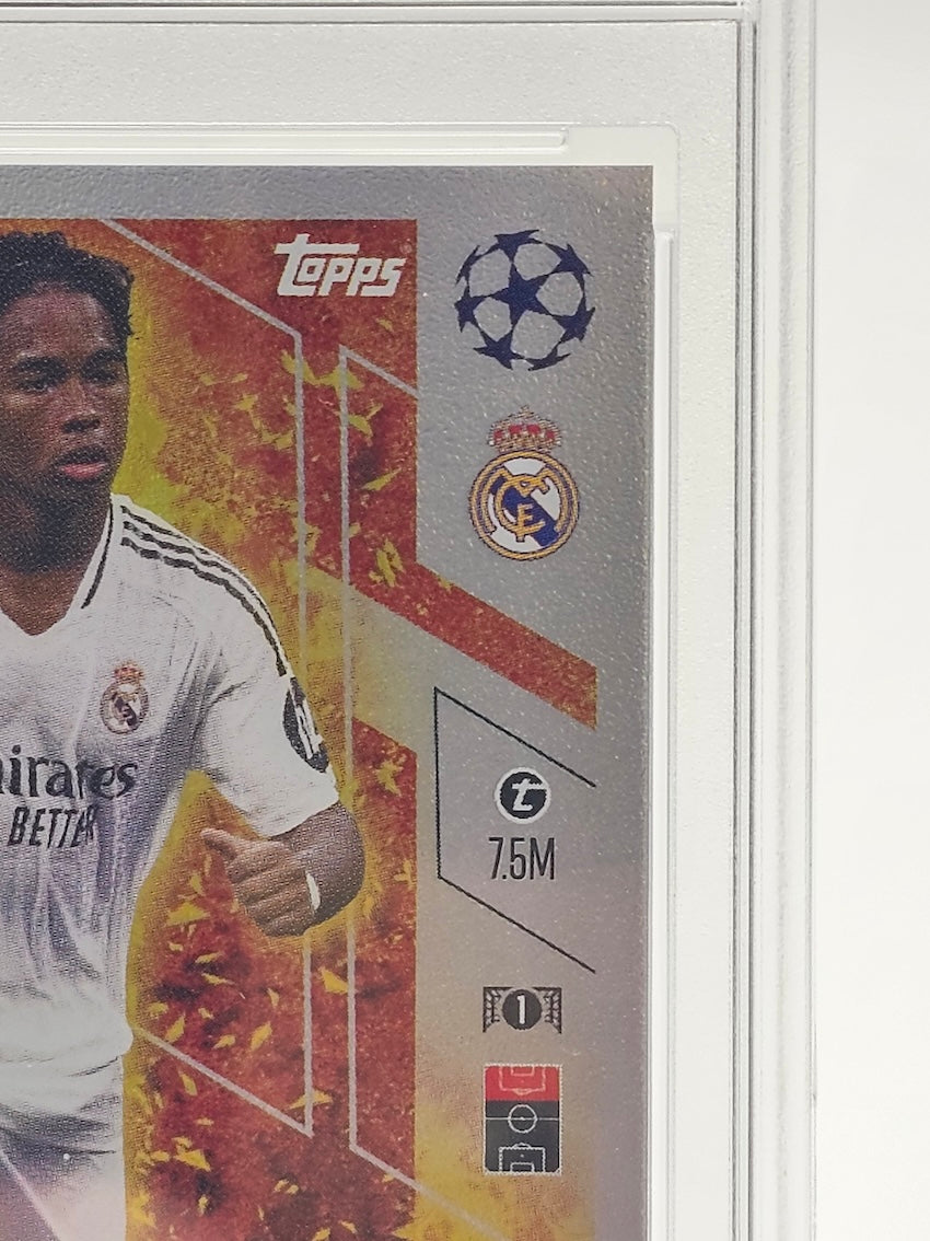 Endrick Real Madrid MGC 9 Topps Match Attax Extra 2024/25 Hot Prospect Graded Card #351