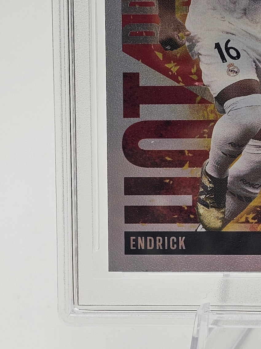 Endrick Real Madrid MGC 9 Topps Match Attax Extra 2024/25 Hot Prospect Graded Card #351