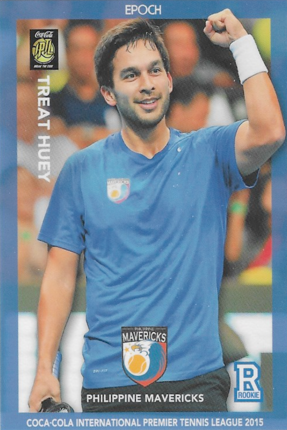 Treat Huey Rookie Card No 17 - International Premier Tennis league 2015