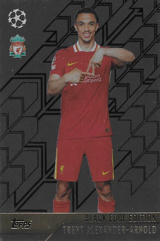 Trent Alexander-Arnold Black Edge Edition Card Number BE 1 - Topps MATCH ATTAX 2024/2025