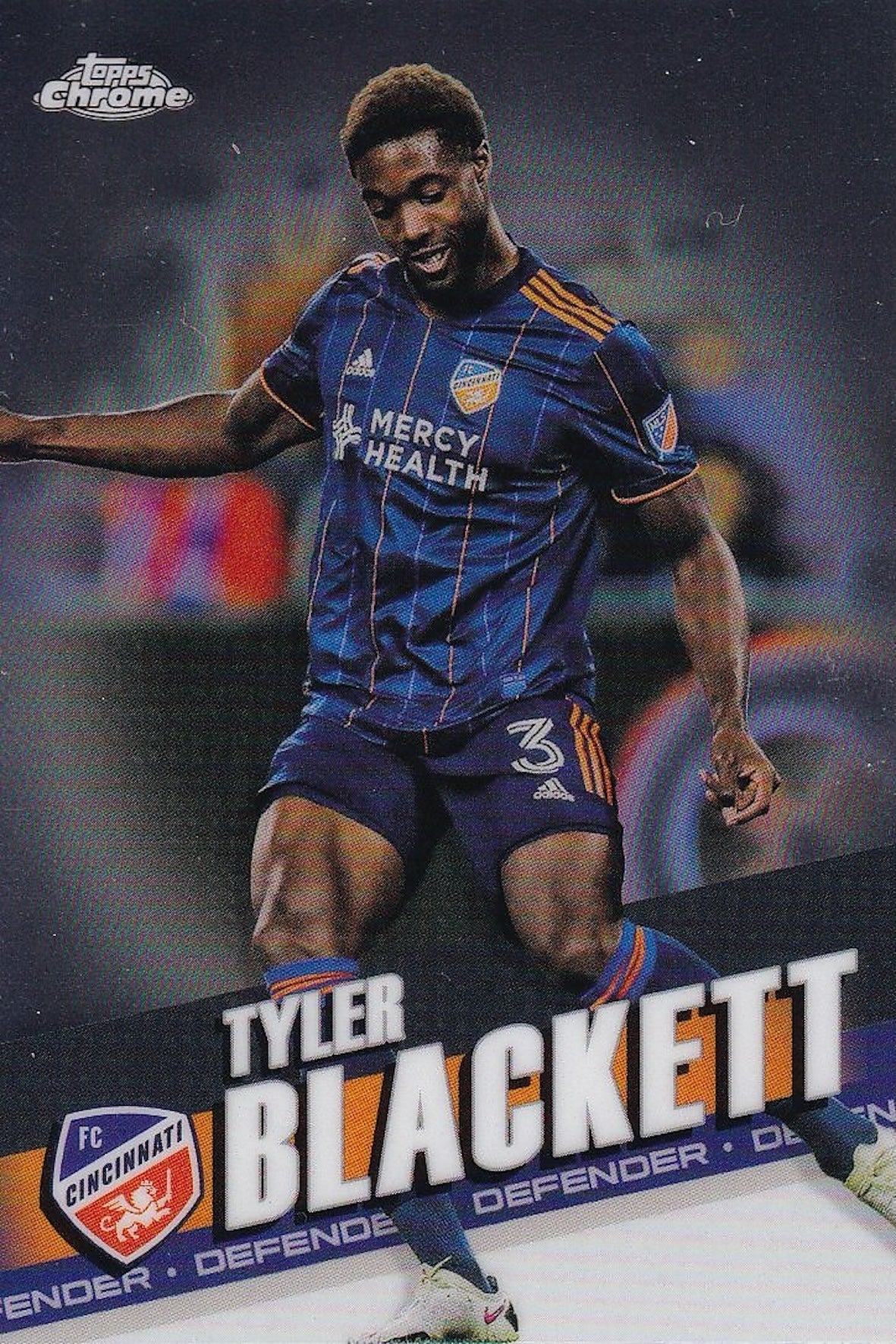 Tyler Blackett Base Card #50 Topps Chrome 2022 MLS - FC Cincinnati