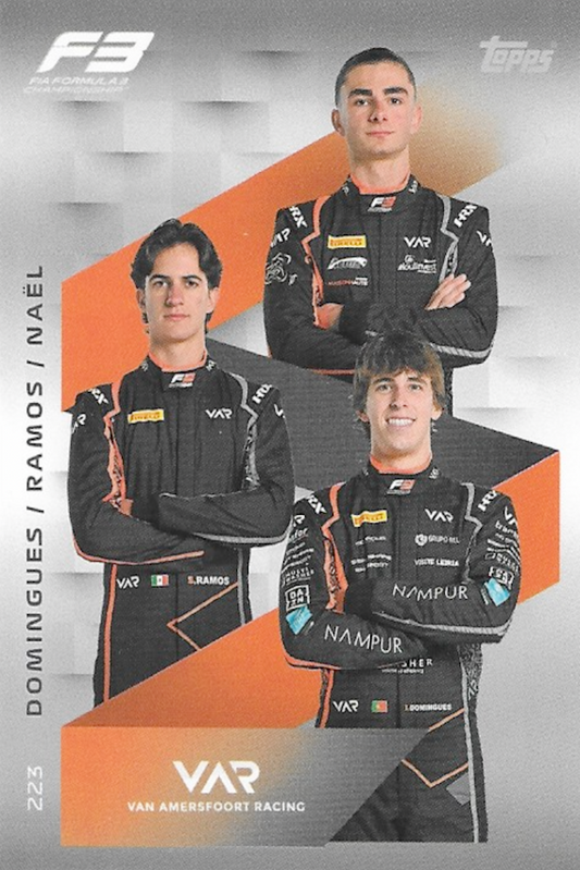 VAR Team Card F3 #223 - Topps F1 Turbo Attax 2025