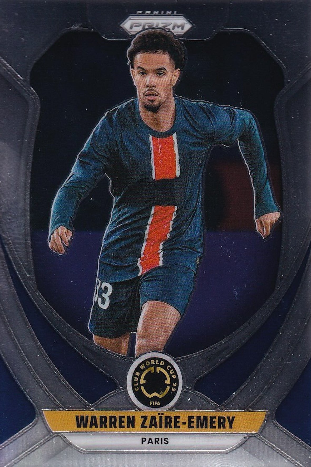 Warren Zaïre-Emery Base Card #127 Panini Prizm FIFA Club World Cup 25 - Paris Saint-Germain F.C