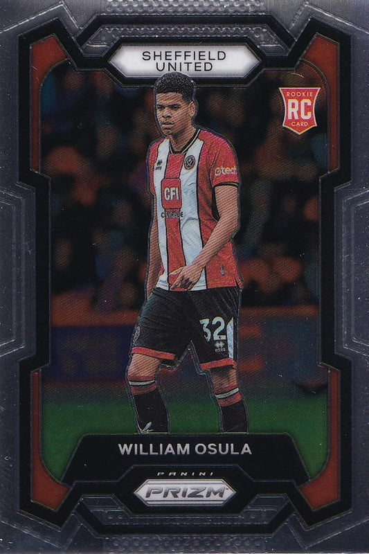 William Osula Rookie (RC) Base Card - Panini Prizm Premier League 23-24 (Sheffield United) 2023/2024