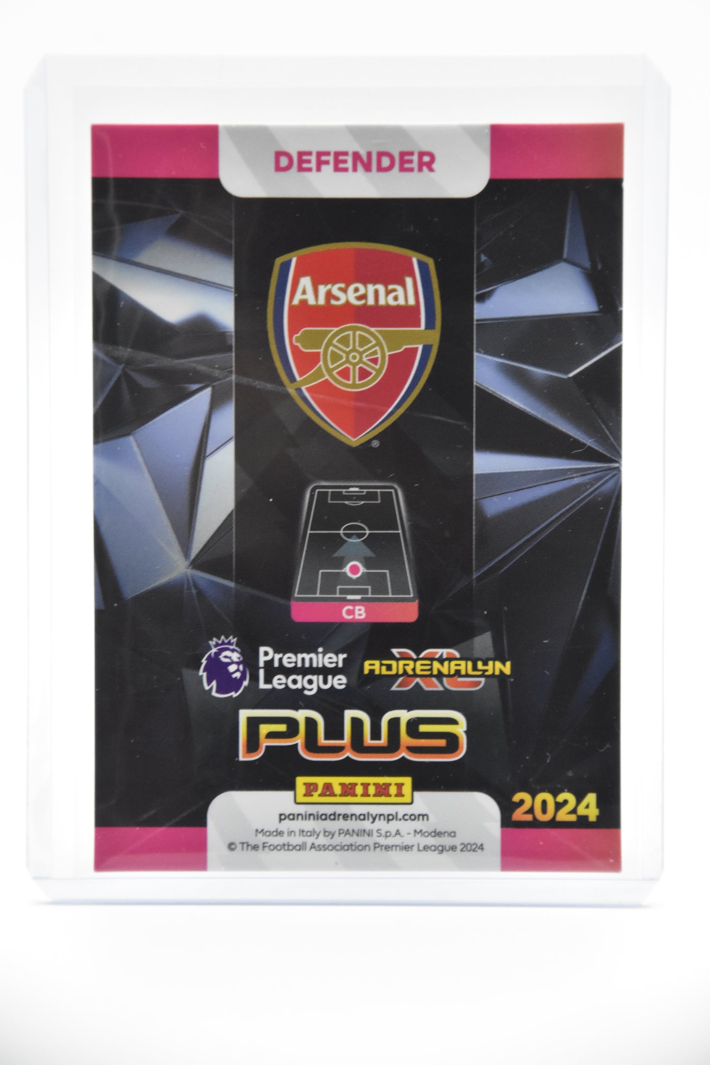 William Saliba Ultimate Card - Premier League Adrenalyn XL Plus 2024 back