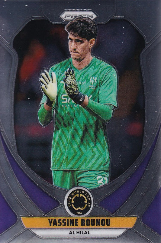 Yassine Bounou Panini Prism Base Card #18 - FIFA Club World Cup 25 (2025) - Al Hilal