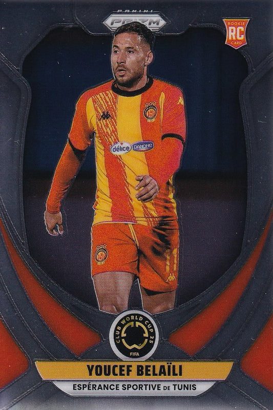 Youcef Belaïli Base Rookie Card #85 - Panini Prizm FIFA Club World Cup 25 (2025) (Esperance Sportive De Tunis)