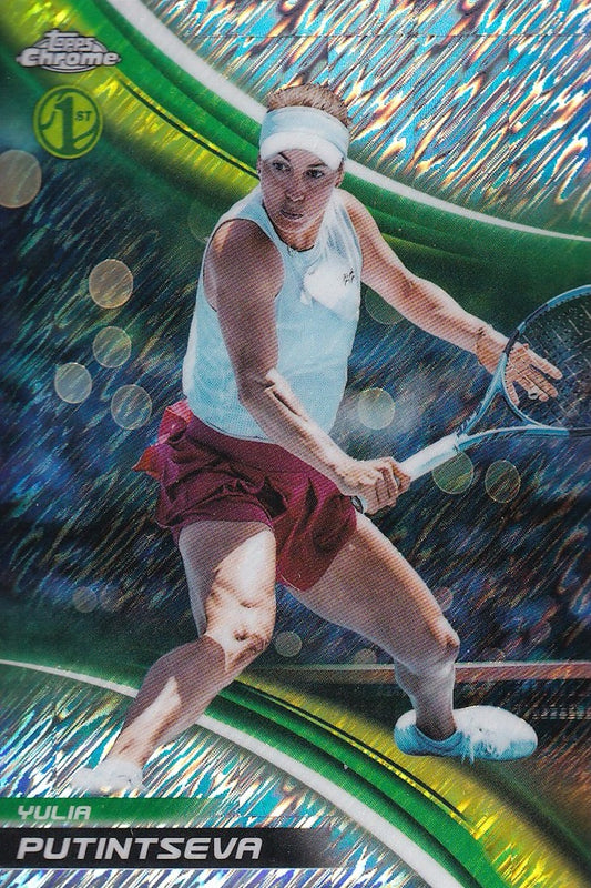 Yulia Putintseva Shimmer Refractor #45 - 2025 Topps Chrome Tennis Card