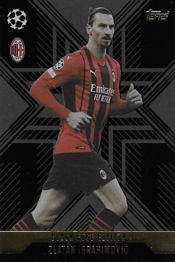 Zlatan Ibrahimovic Black Edge Edition Card #BLA9 - Topps Match Attax Extra 24/25 (2024/2025)