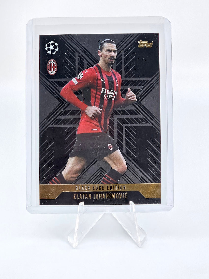 Zlatan Ibrahimovic Black Edge Edition Card #BLA9 - Topps Match Attax Extra 24/25 (2024/2025)