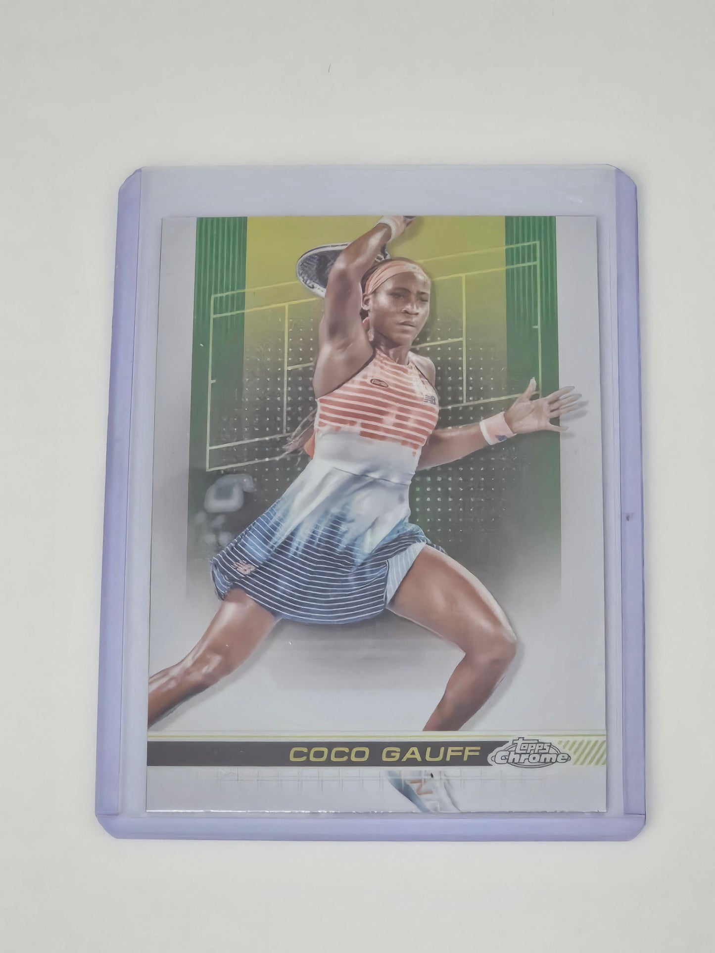 Coco Gauff Trading Card #177 Topps Chrome Tennis 2024 Singles (NM)