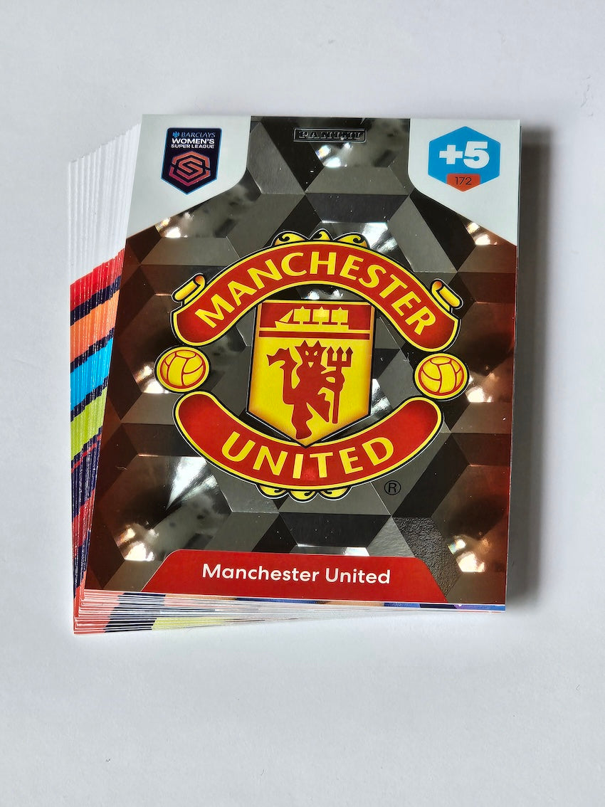 Full Set Manchester United Base Cards & Club Crest